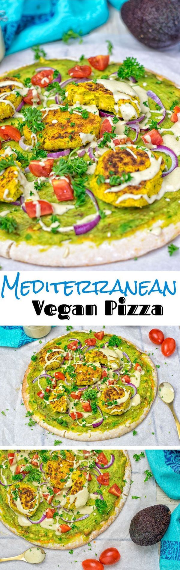 Mediterranean Vegan Pizza