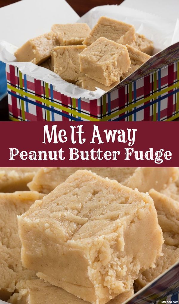 Melt Away Peanut Butter Fudge