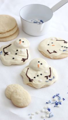 Melting Snowmen Cookies