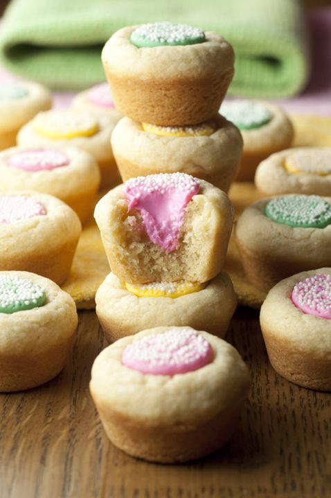 Melty Mint Sugar Cookie Cups