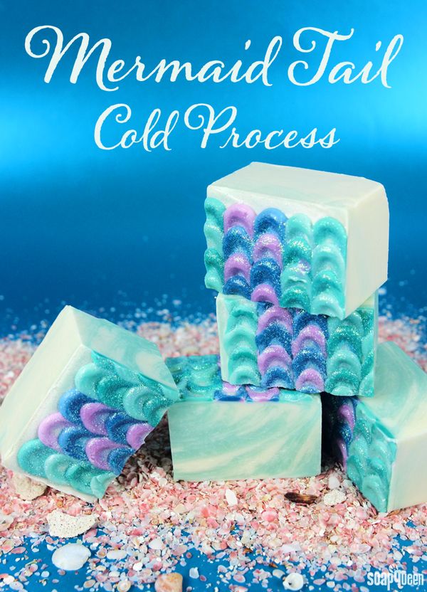 Mermaid Tail Cold Process Soap