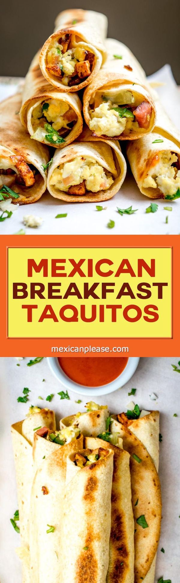 Mexican Breakfast Taquitos