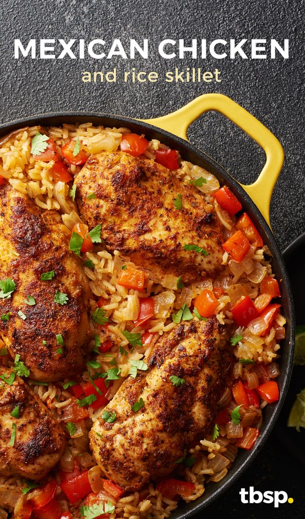 Mexican Chicken and Rice Skillet