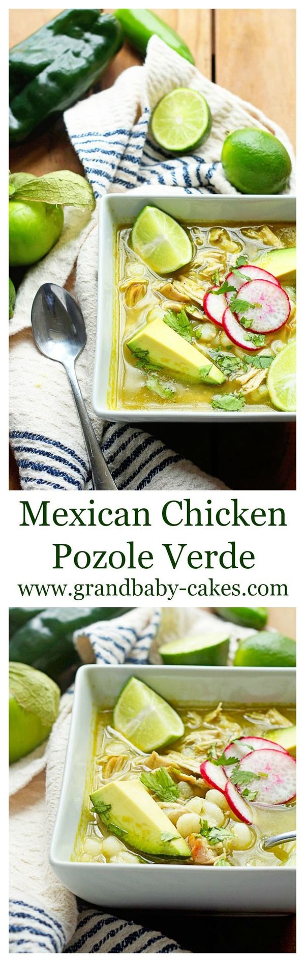 Mexican Chicken Pozole VerdeJocelyn Delk Adams of Grandbaby-Cakes.com