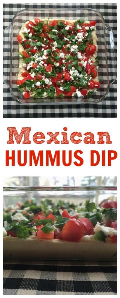 Mexican Layered Hummus Dip