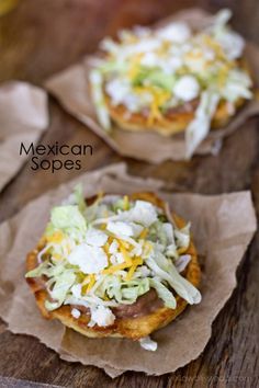 Mexican Sopes