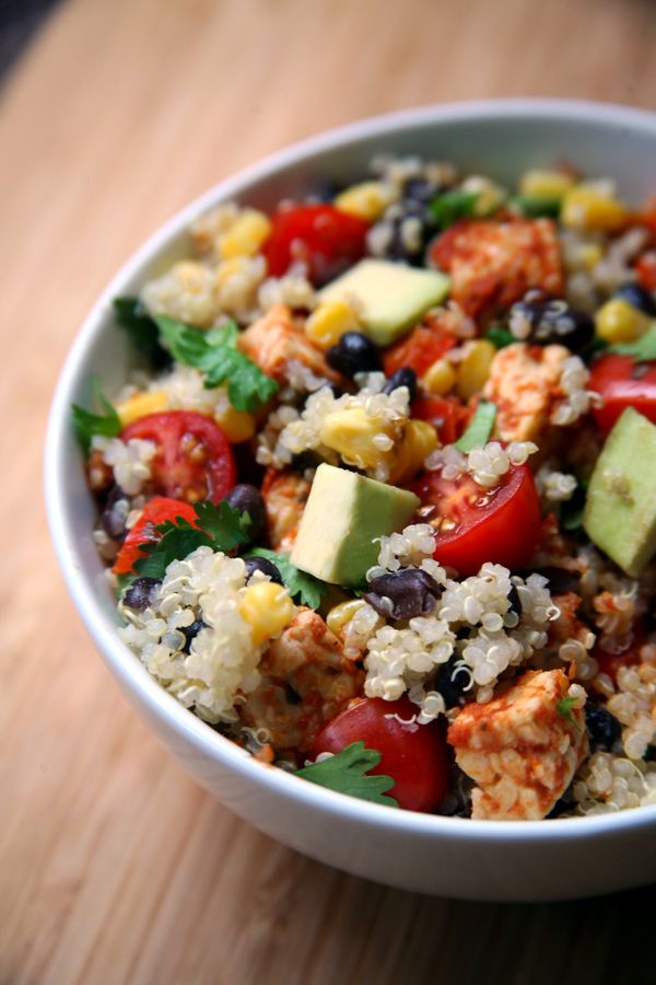 Mexican Tempeh Quinoa Salad