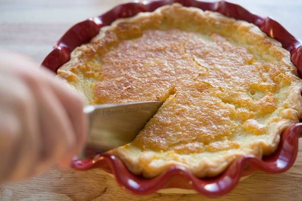 Meyer Lemon Buttermilk Pie