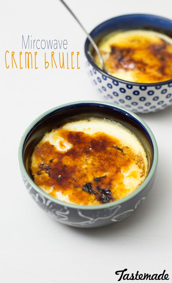 Microwave Creme Brulee