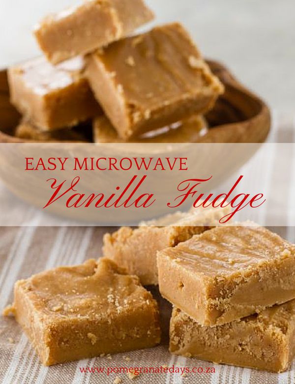 Microwave Vanilla Fudge