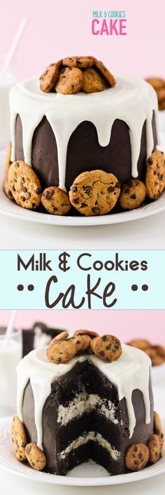 Milk and Cookies Cake