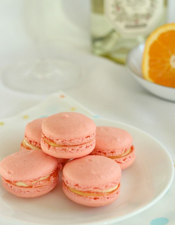 Mimosa Macarons