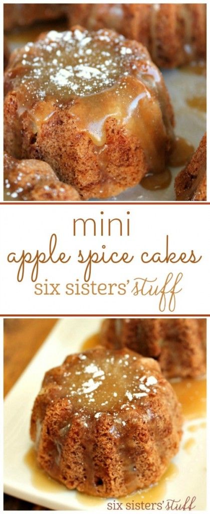 Mini Apple Spice Cakes