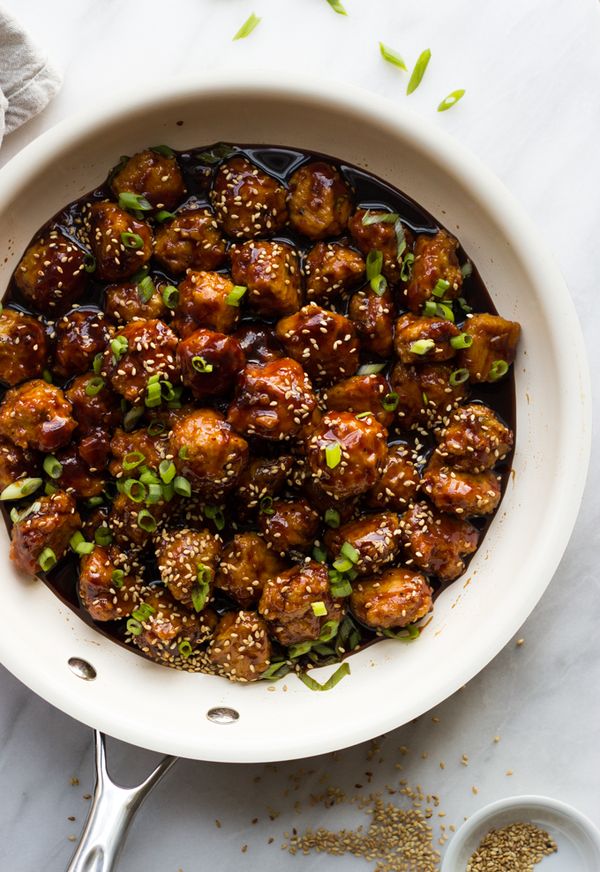 Mini Asian Chicken Meatballs