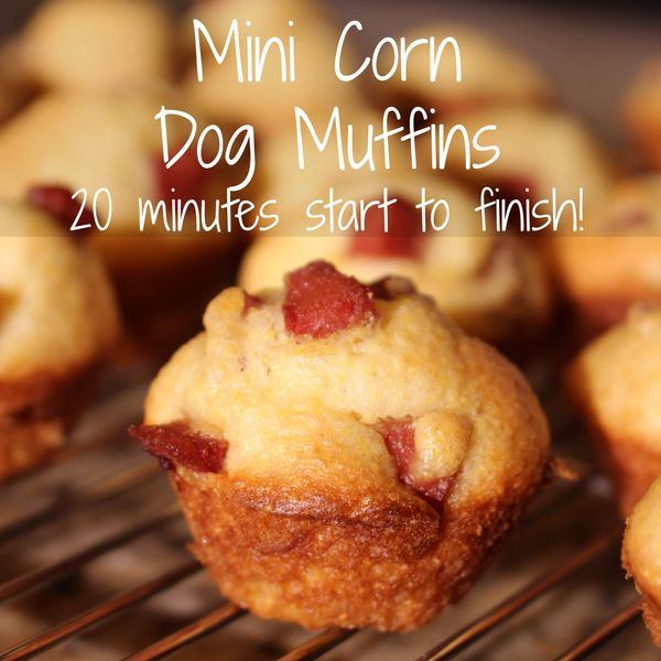 Mini Corn Dog Muffins