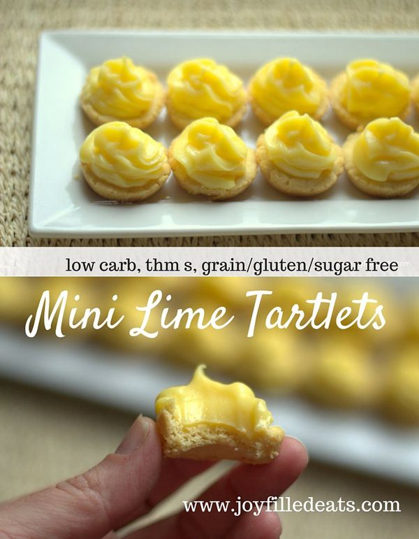 Mini Lime Tartlets – Low Carb & Sugar Free