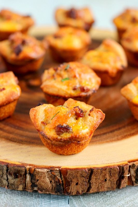 Mini Sausage Quiches