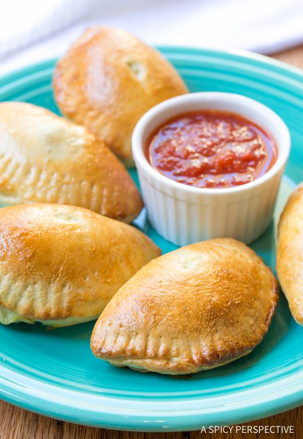 Mini Spinach Ricotta Calzone