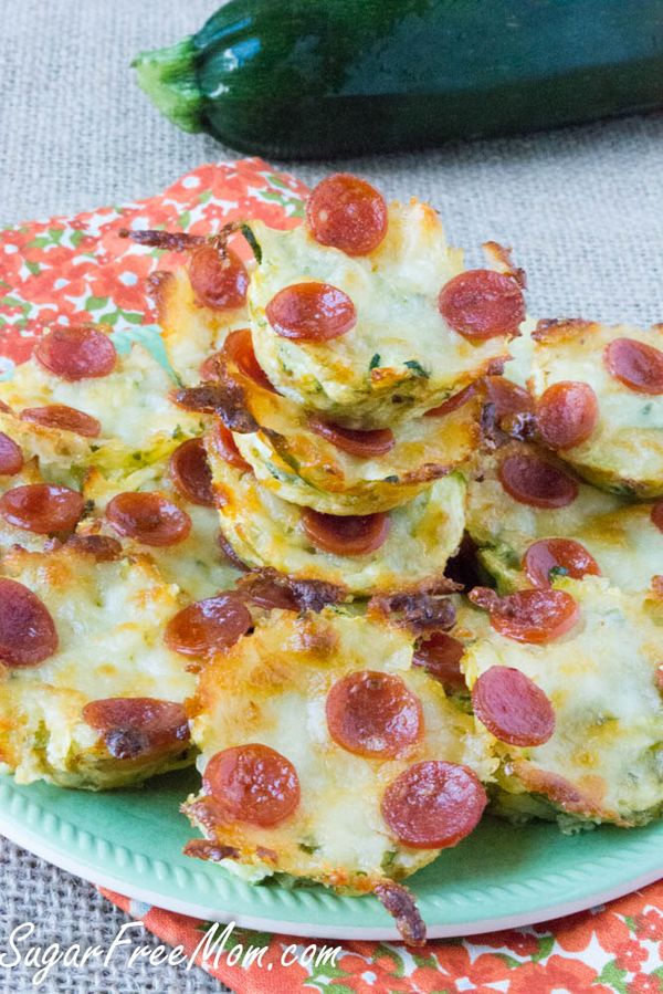 Mini Zucchini Pizza Bites