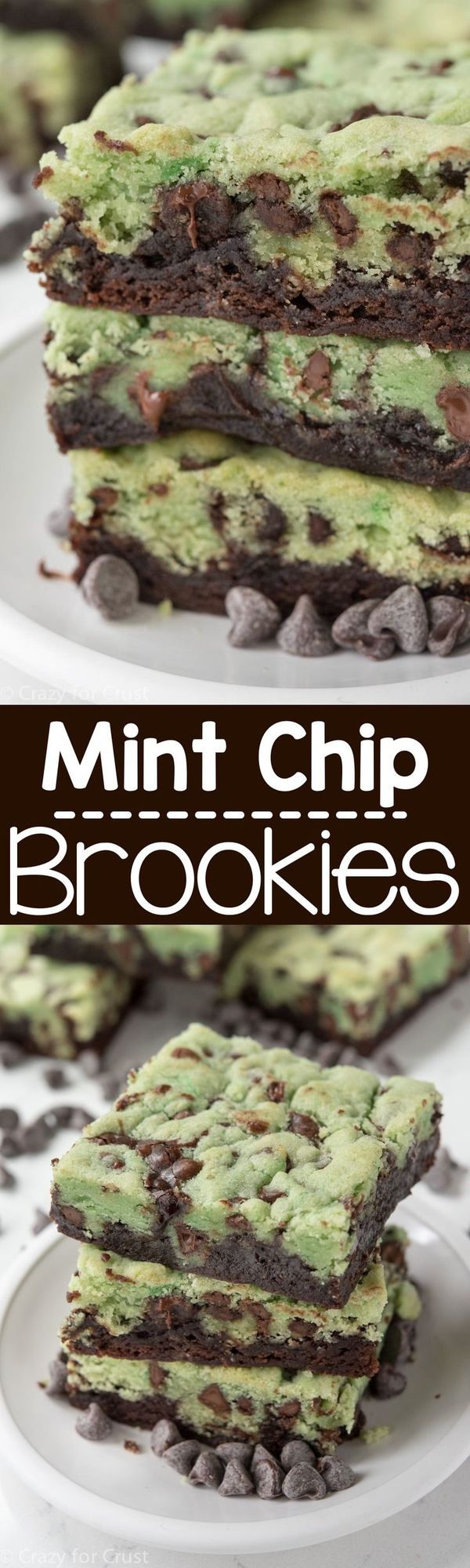 Mint Chip Brookies