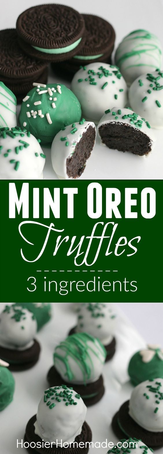 Mint Oreo Truffles: St. Patrick's Day Treats