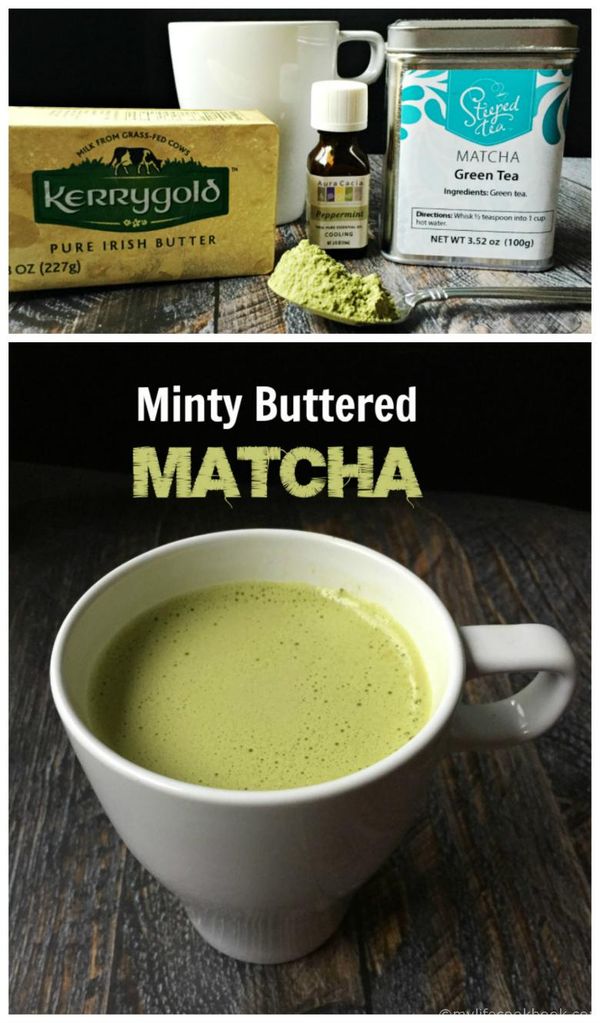 Minty Butter Matcha Drink