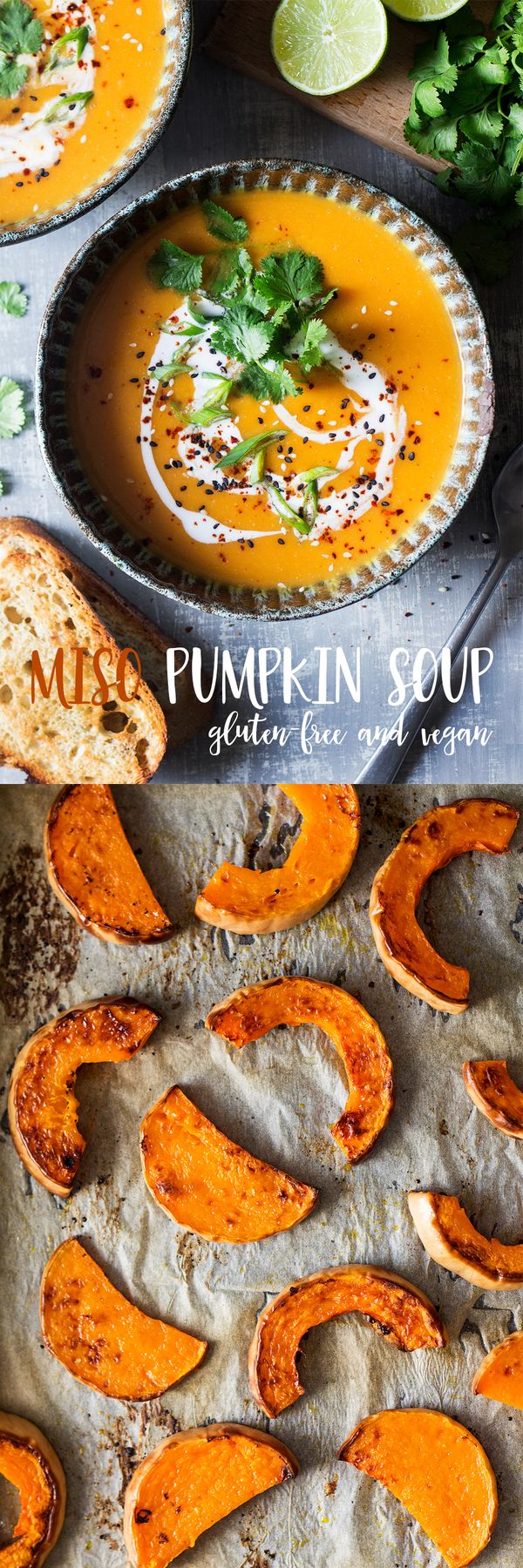 Miso pumpkin soup