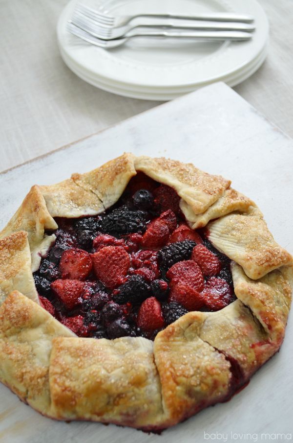 Mixed Berry Galette