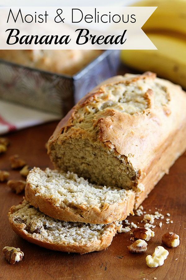 Moist & Delicious Banana Bread