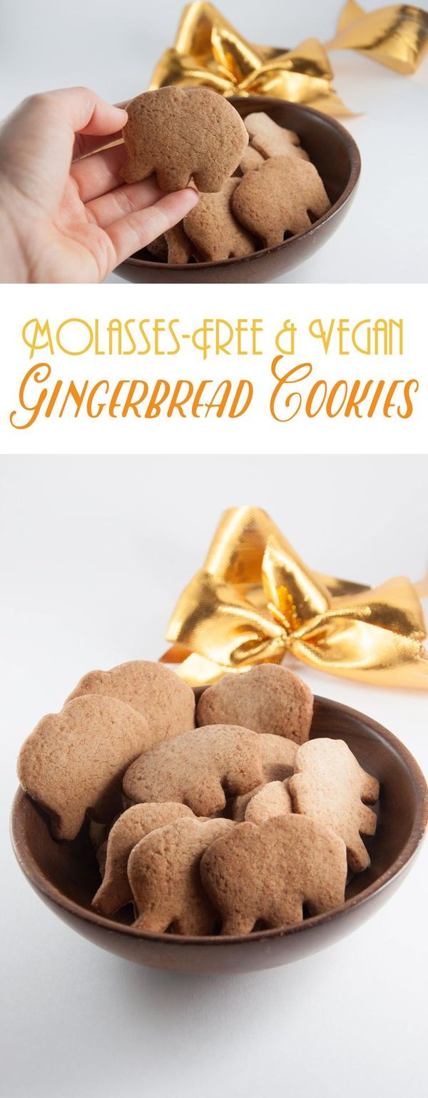 Molasses-Free Vegan Gingerbread Cookies