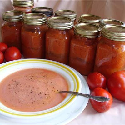 Mom's Best Tomato Soup Canning