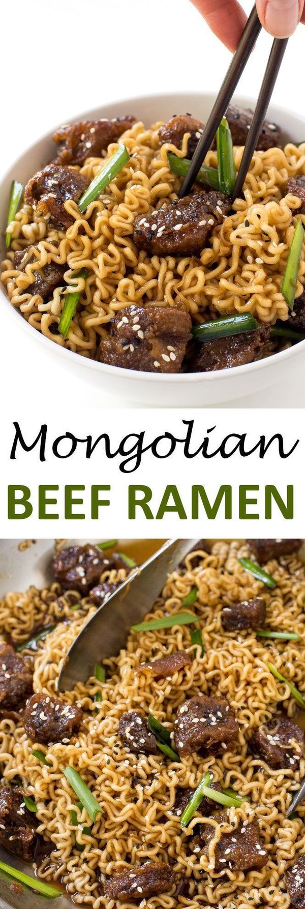 Mongolian Beef Ramen