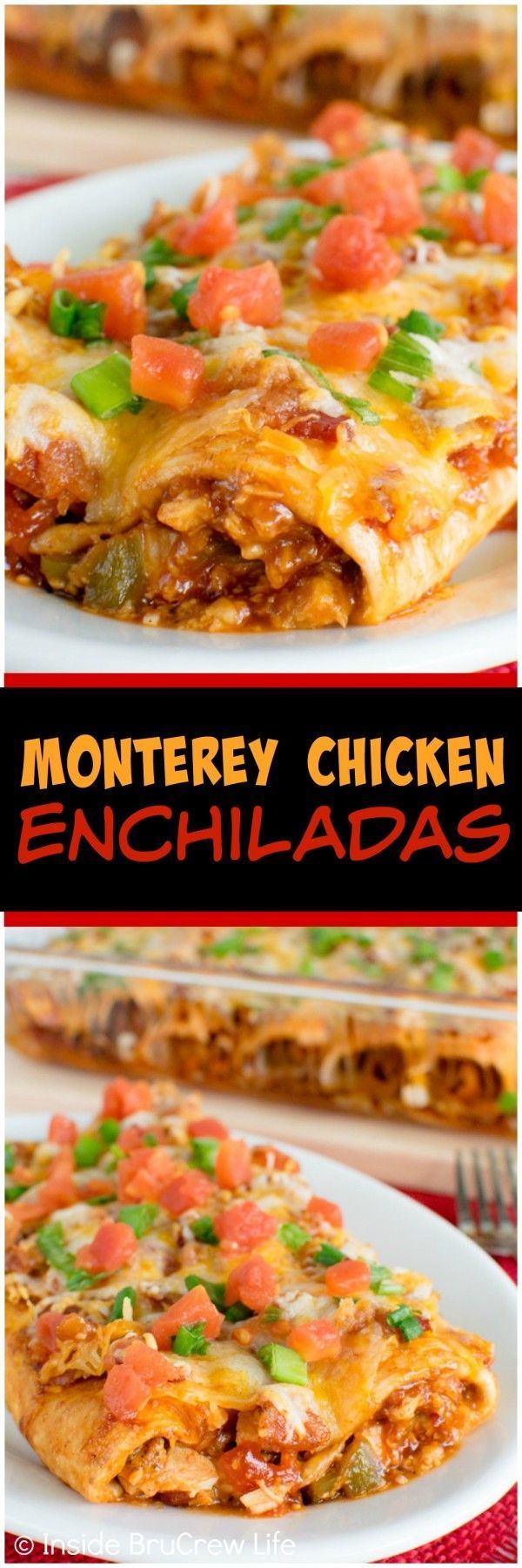 Monterey Chicken Enchiladas