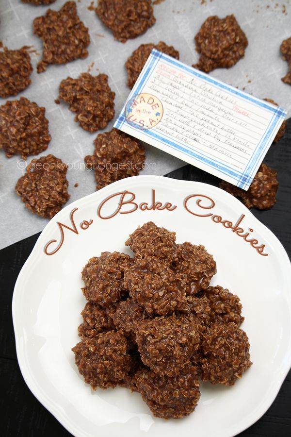 Mother In-Law's No Bake Cookies