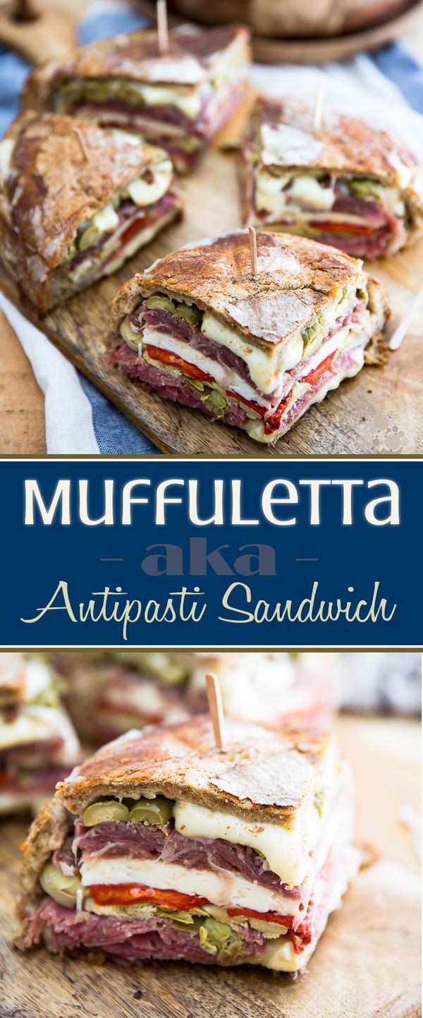 Muffuletta – aka – Antipasti Sandwich