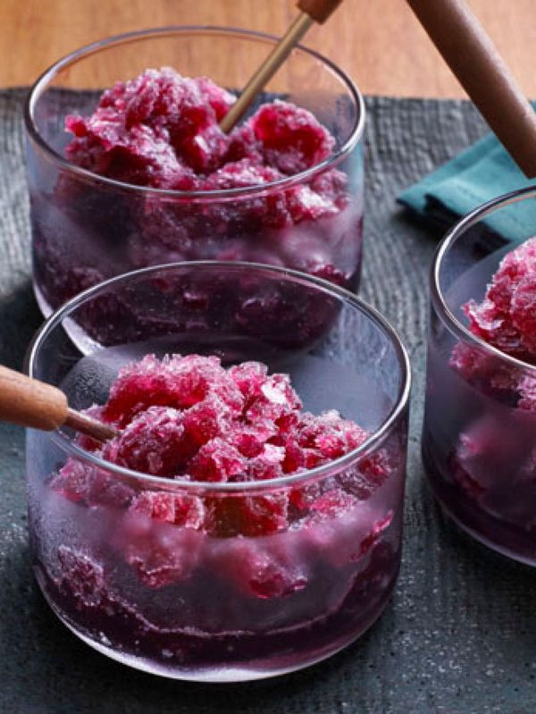 Mulled Wine Granita