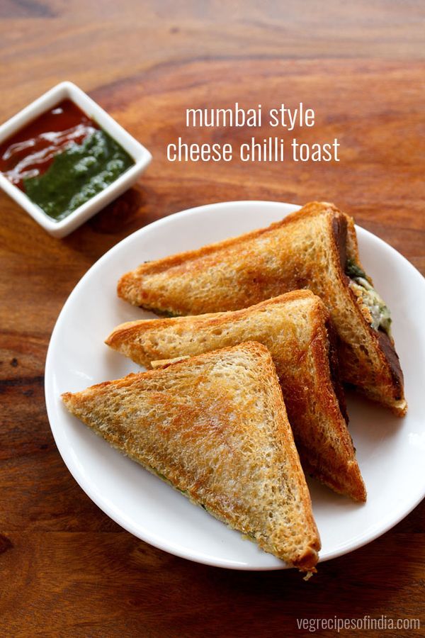 Mumbai style cheese chilli toast