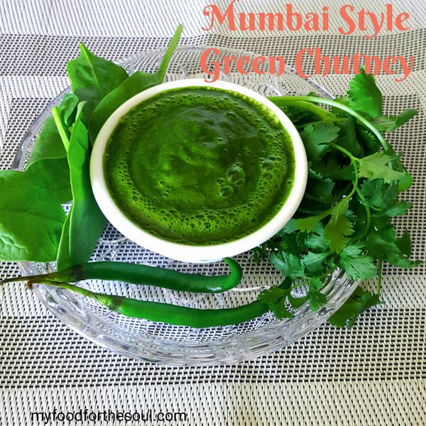 Mumbai Style Green Chutney