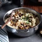 Mushroom and Fennel Risotto with Parmesan