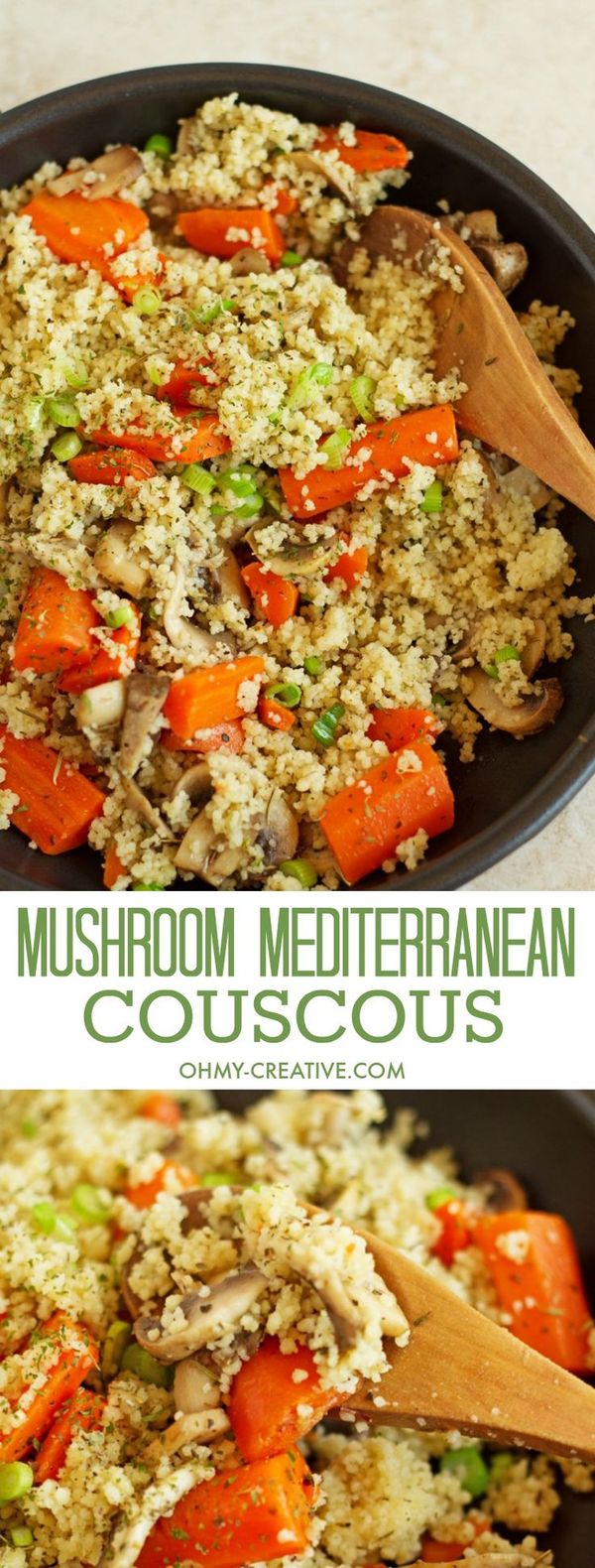 Mushroom Mediterranean Couscous