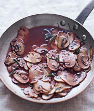 Mushroom-Red Wine Sauce