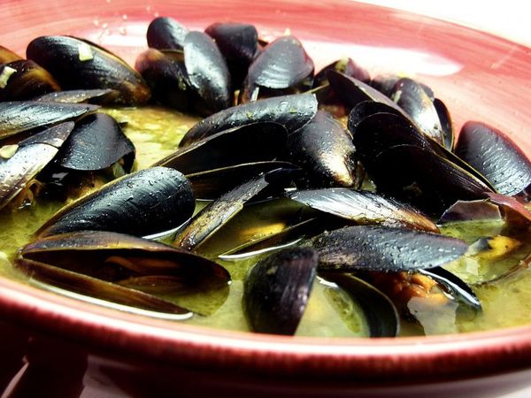 Mussels in White Wine Garlic-Butter Sauce