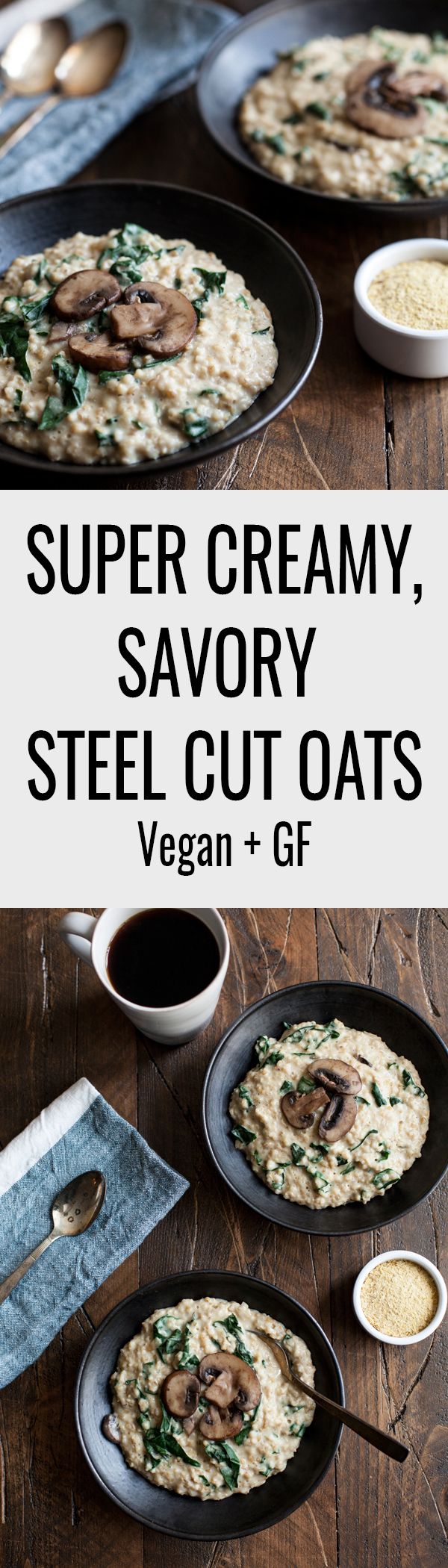 My Favorite Savory Steel Cut Oats (gluten free