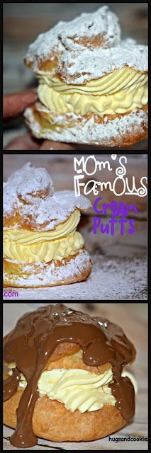 My mom's famous cream puffs