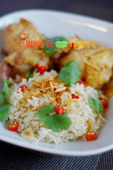 NASI KEBULI/ BIRYANI RICE WITH FRIED CHICKEN (4 servings