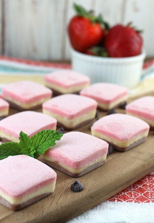 Neopolitan Fat Bombs