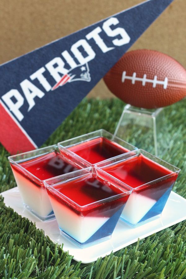 New England Patriots Jell-O Shots