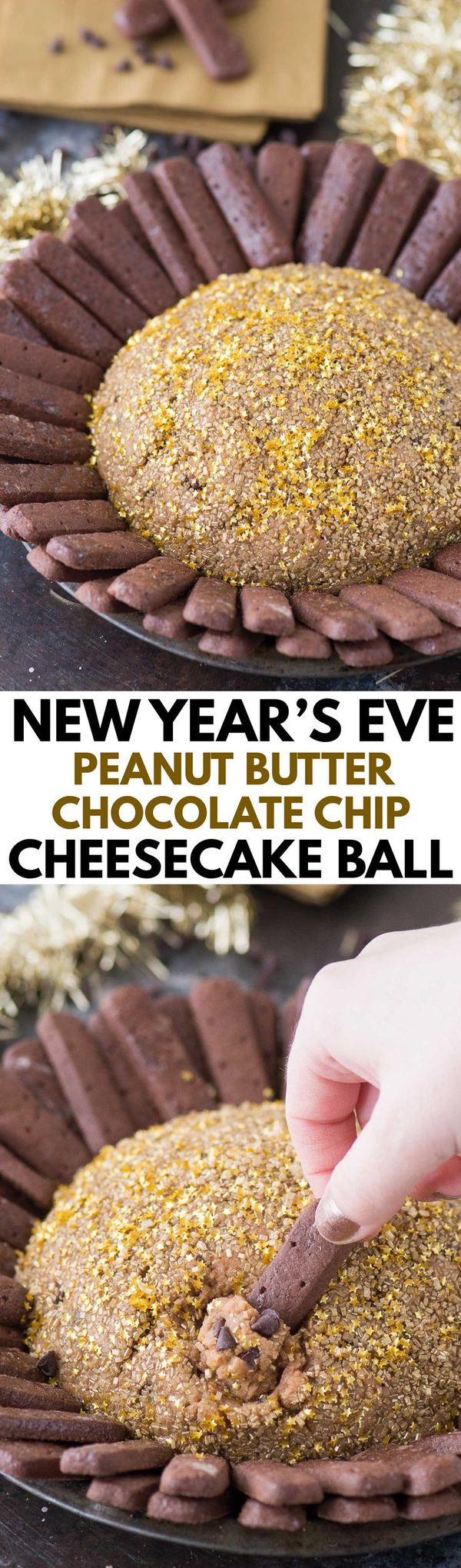New Year's Eve Cheesecake Ball