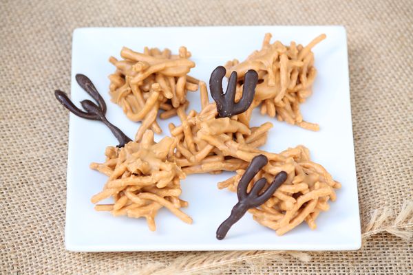 No Bake Butterscotch Haystacks