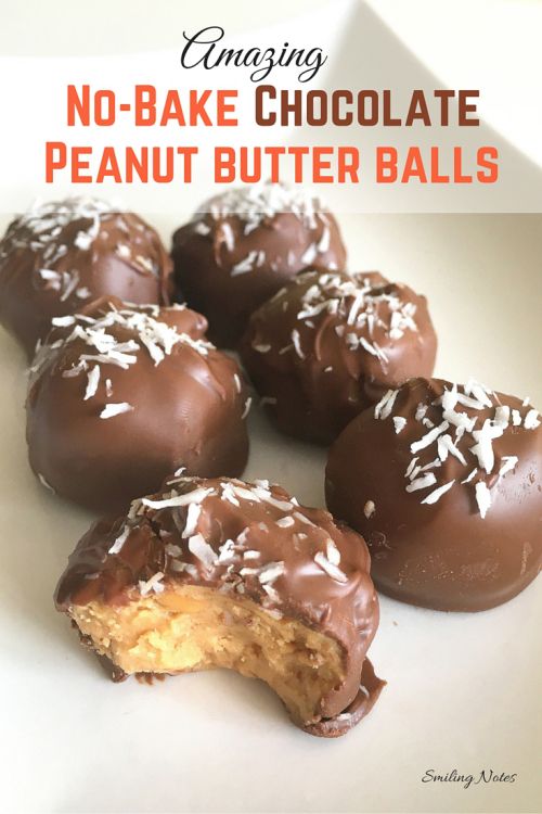 No-Bake Chocolate Peanut Butter Balls